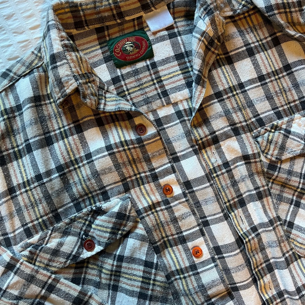 Vintage Plaid Flannel Shirt